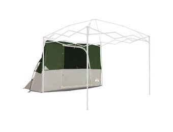 vidaXL Tent met dak Anders Groen en Zwart