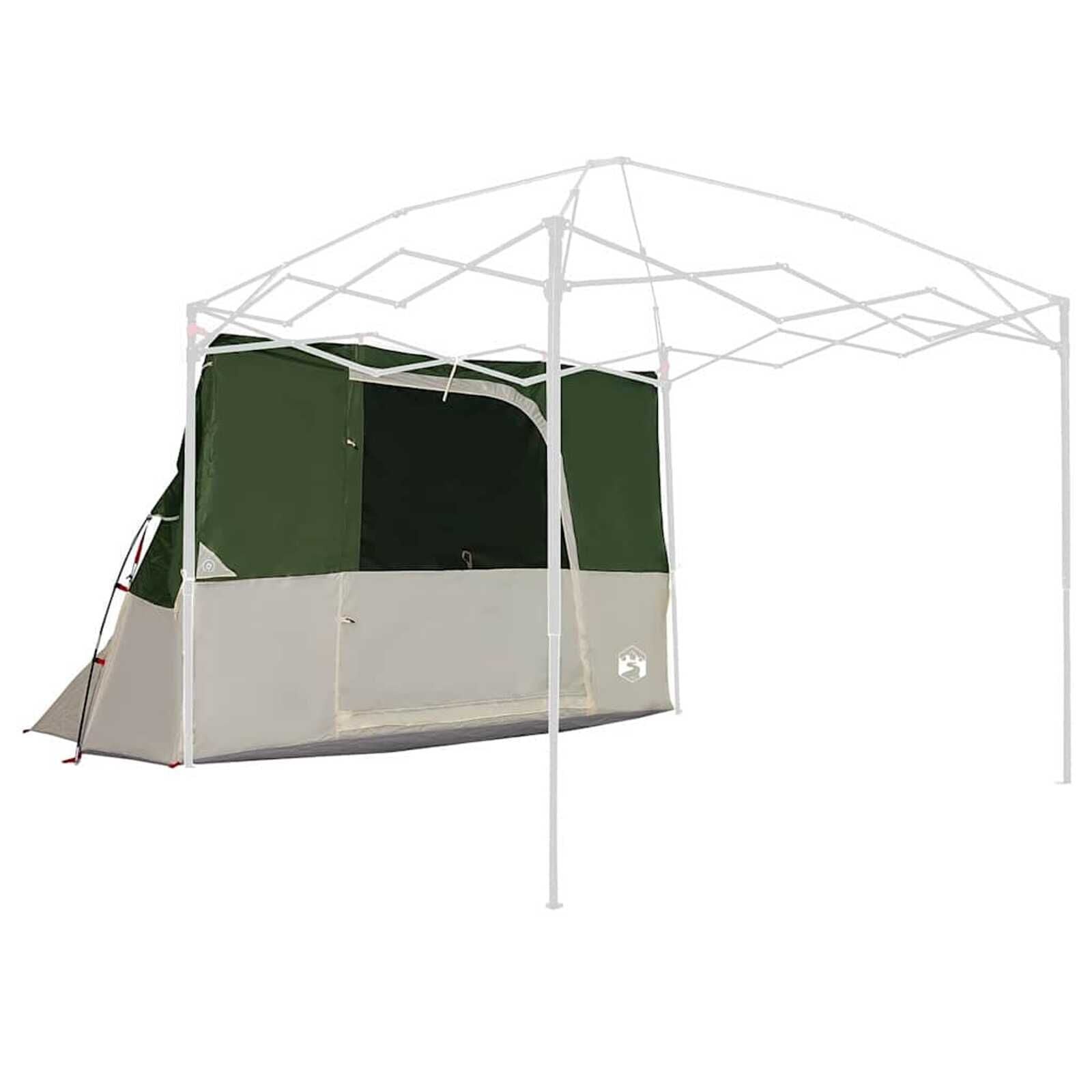 vidaXL Tent met dak Anders Groen en Zwart