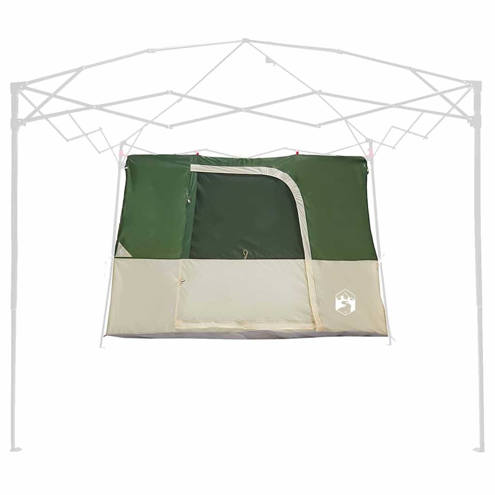 vidaXL Tent met dak Anders Groen en Zwart
