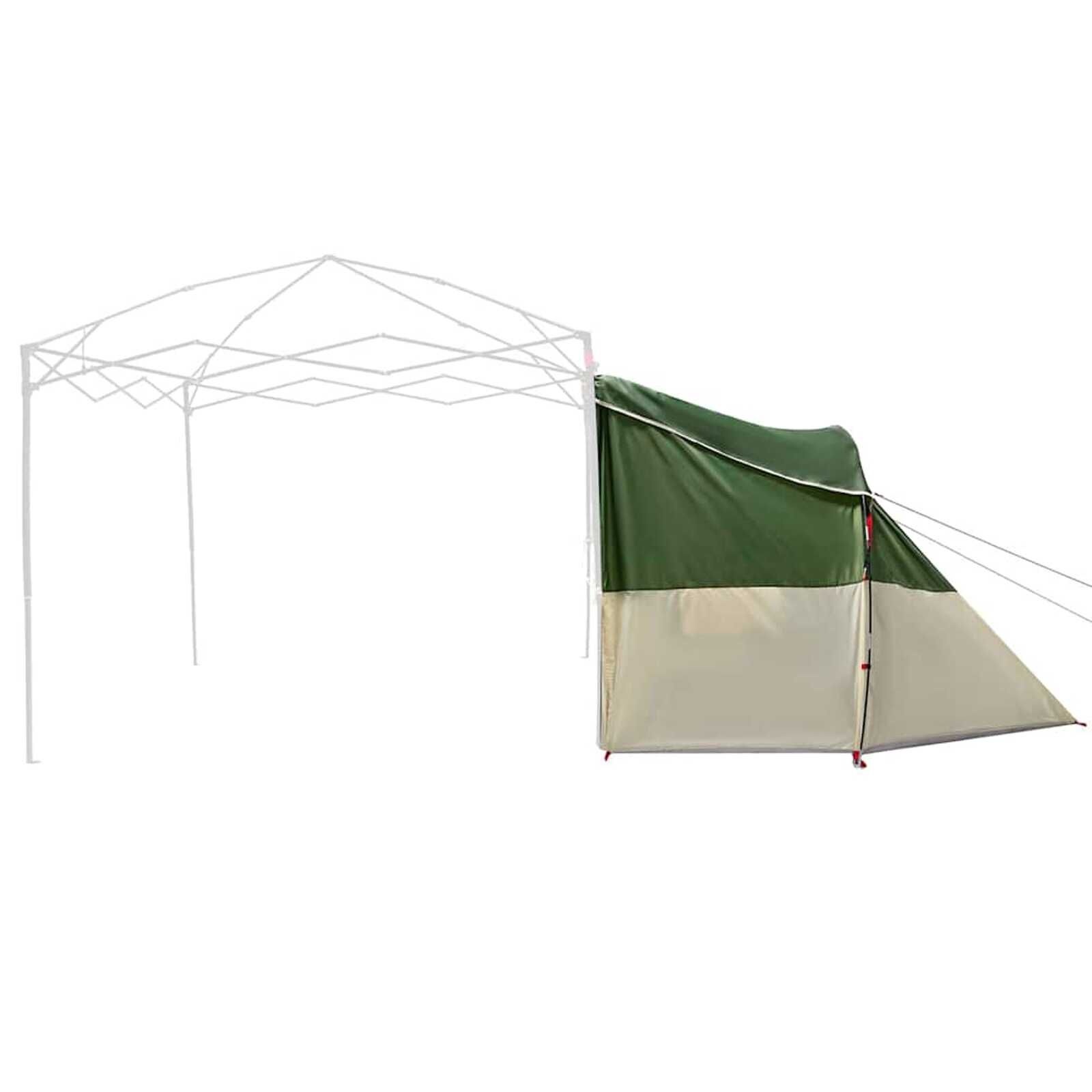 vidaXL Tent met dak Anders Groen en Zwart