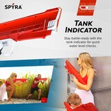 SpyraLX™ Manuel Water Gun Krachtig Waterpistool, Individuele Water Schoten, 30FT Bereik, Premium Lichtgewicht Zomer Strand Zwembad Speelgoed voor Volwassenen (Rood)