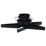Kerstboomstandaard Zwart Metaal 47x47x13,5cm - 81% Korting