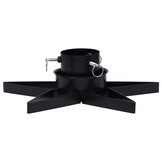 Kerstboomstandaard Zwart Metaal 47x47x13,5cm - 81% Korting