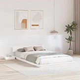 VidaXL Bedframe met Opbergruimte & Nachttafel Bruin - 55% Korting!