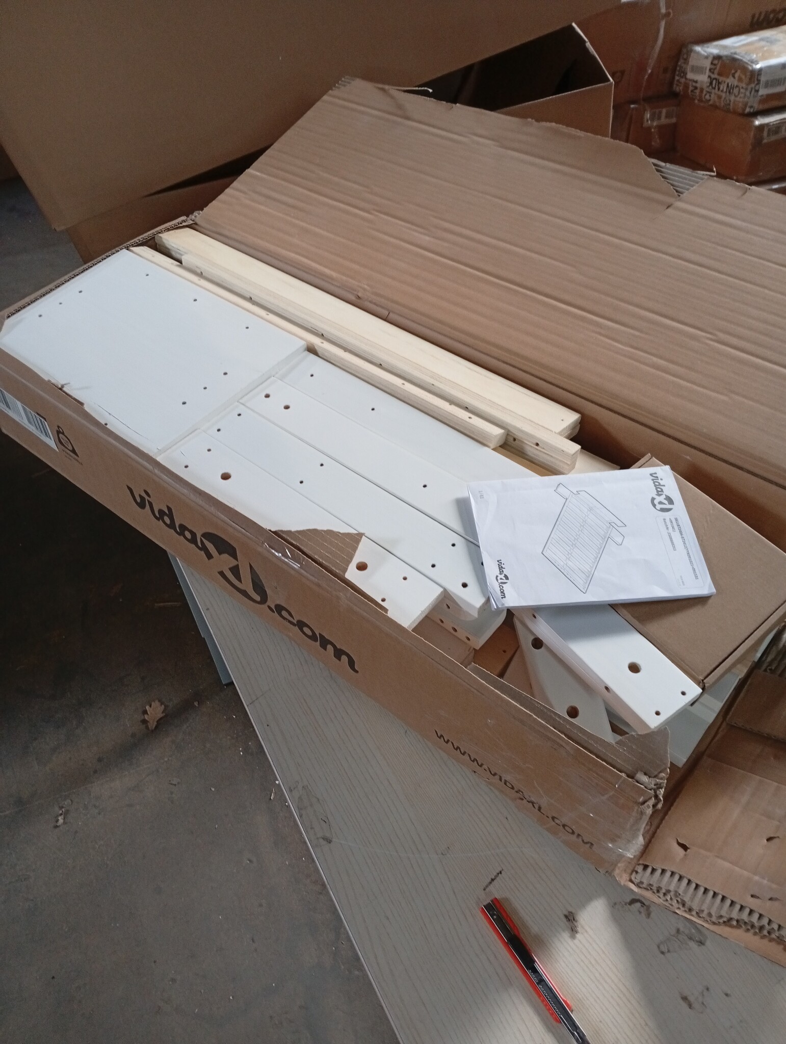 VidaXL Bedframe met Opbergruimte & Nachttafel Bruin - 55% Korting!