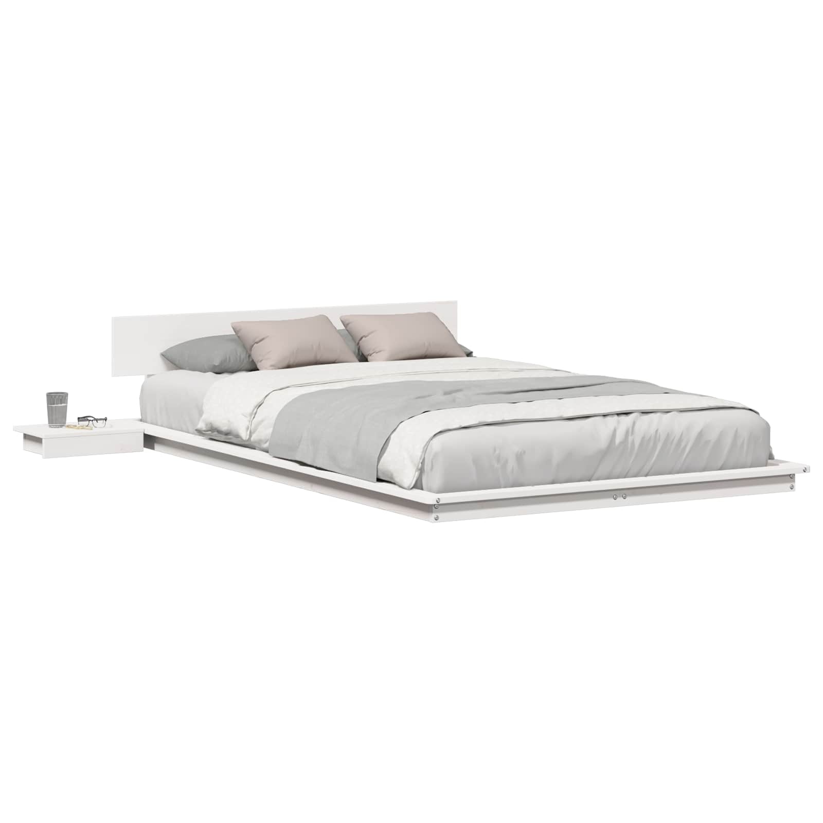 VidaXL Bedframe met Opbergruimte & Nachttafel Bruin - 55% Korting!