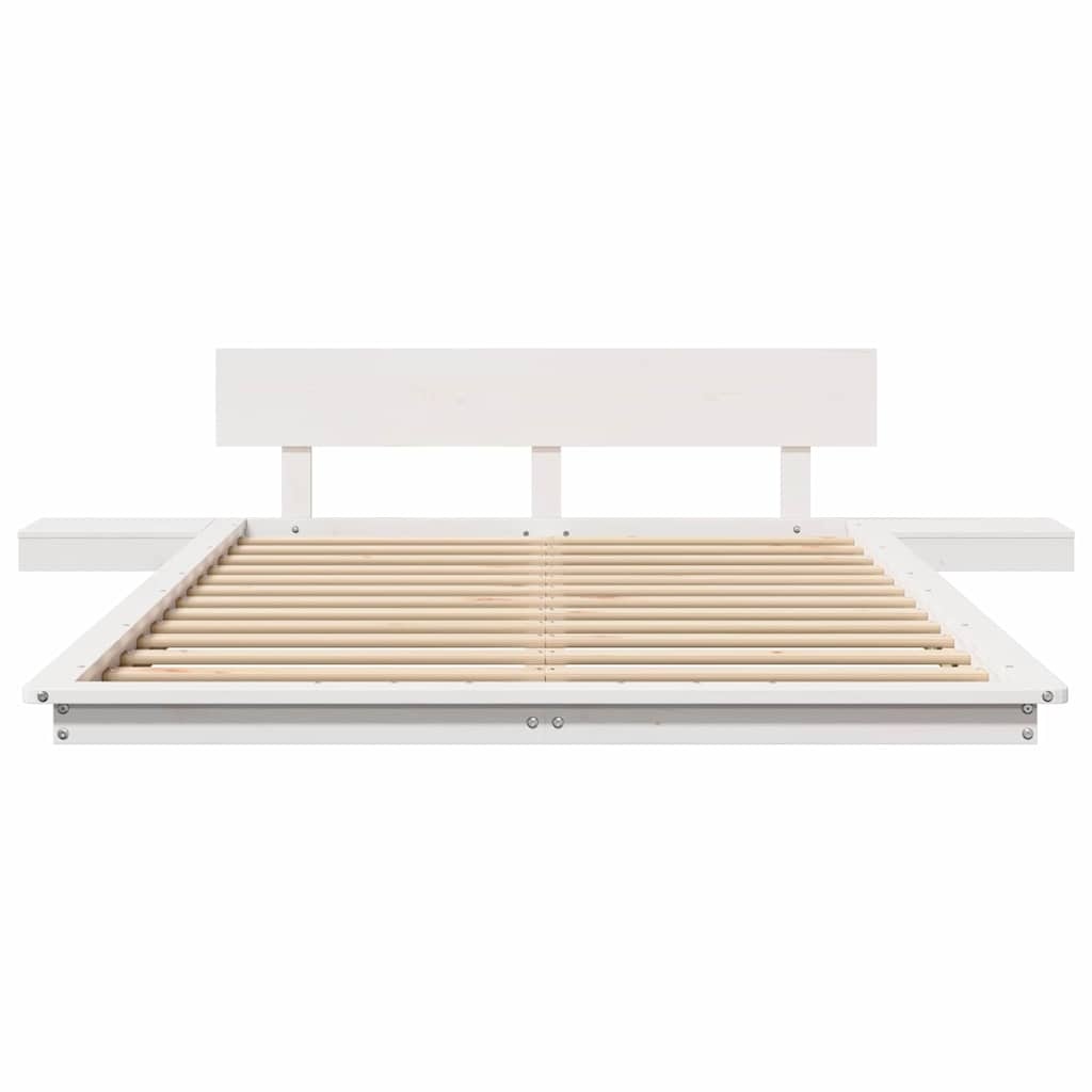 VidaXL Bedframe met Opbergruimte & Nachttafel Bruin - 55% Korting!