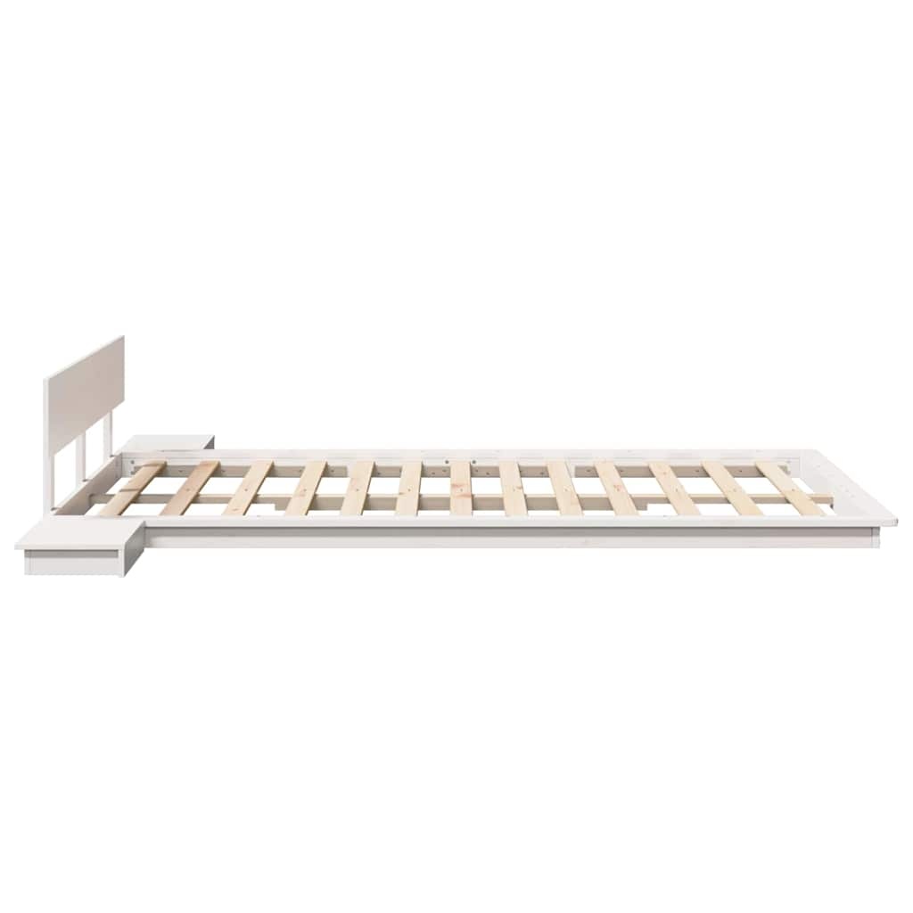 VidaXL Bedframe met Opbergruimte & Nachttafel Bruin - 55% Korting!