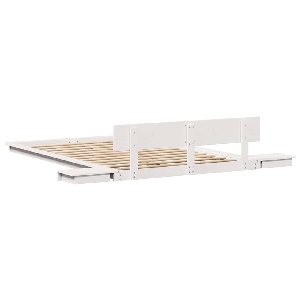VidaXL Bedframe met Opbergruimte & Nachttafel Bruin - 55% Korting!