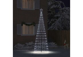 Grote LED Kerstboom 400 cm Koudwit - 34% Korting