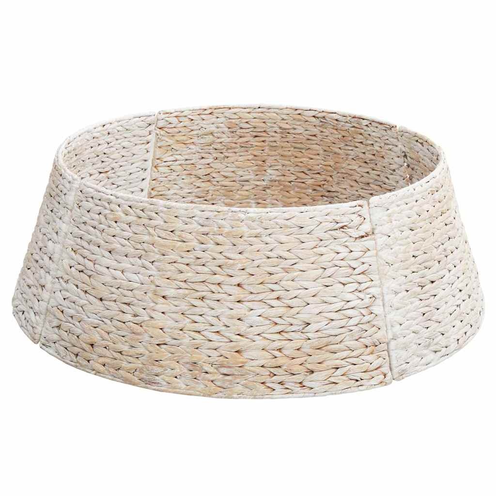 VidaXL Kerstboomkraag Wit - Waterhyacint 75x75x25 cm - 33% Korting!