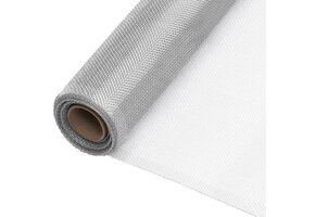 Aluminium Gaas 60x2000 cm Zilverkleurig - 34% Korting