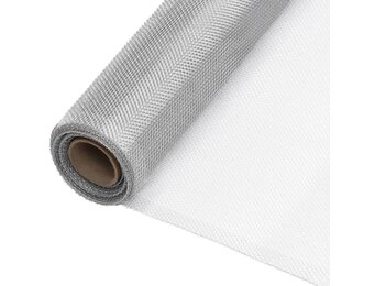 vidaXL Gaas 60x2000 cm aluminium zilverkleurig