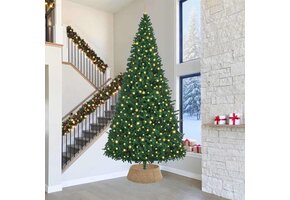 VidaXL Kerstboomkraag Zeegras Bruin (90x90x28cm) - 29% Korting