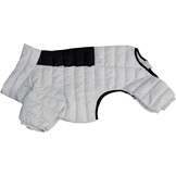 Warme Hondenjas 4-Poten Bedekt | Waterdicht Winddicht Reflecterend | Polarfleece voering | voor kleine tot grote honden | Gebroken wit XL