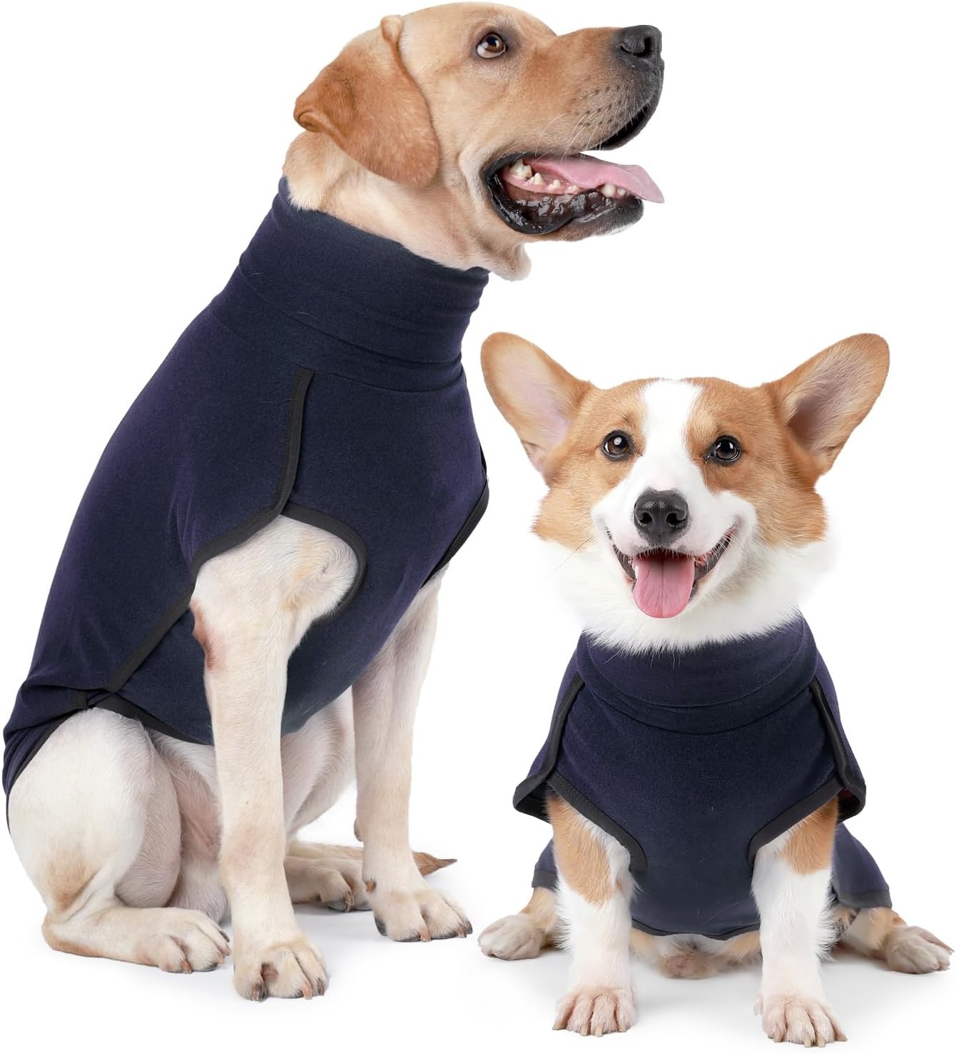 Donkerblauw Hondensweatshirt Fleece Vest XL Mouwloos - Warm & Comfortabel
