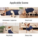 Donkerblauw Hondensweatshirt Fleece Vest XL Mouwloos - Warm & Comfortabel