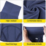 Donkerblauw Hondensweatshirt Fleece Vest XL Mouwloos - Warm & Comfortabel