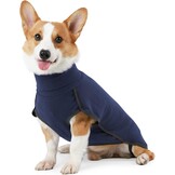 Donkerblauw Hondensweatshirt Fleece Vest XL Mouwloos - Warm & Comfortabel