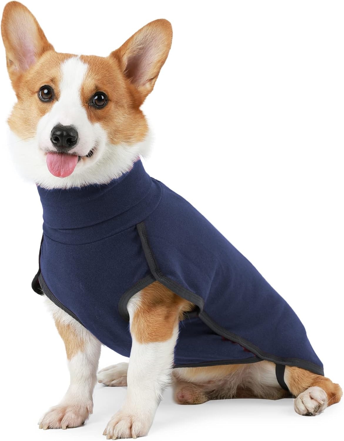 Donkerblauw Hondensweatshirt Fleece Vest XL Mouwloos - Warm & Comfortabel