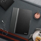 Hoes voor iPad Pro 11-inch (4e/3e/2e/1e gen 2022/2021/2020/2018) met potloodhouder, PU leer Smart Folio, Apple Pencil 2 ondersteuning, zwart