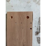 vidaXL Salontafel met lade Artisan Eiken 85 x 50 x 50 cm Bewerkt hout