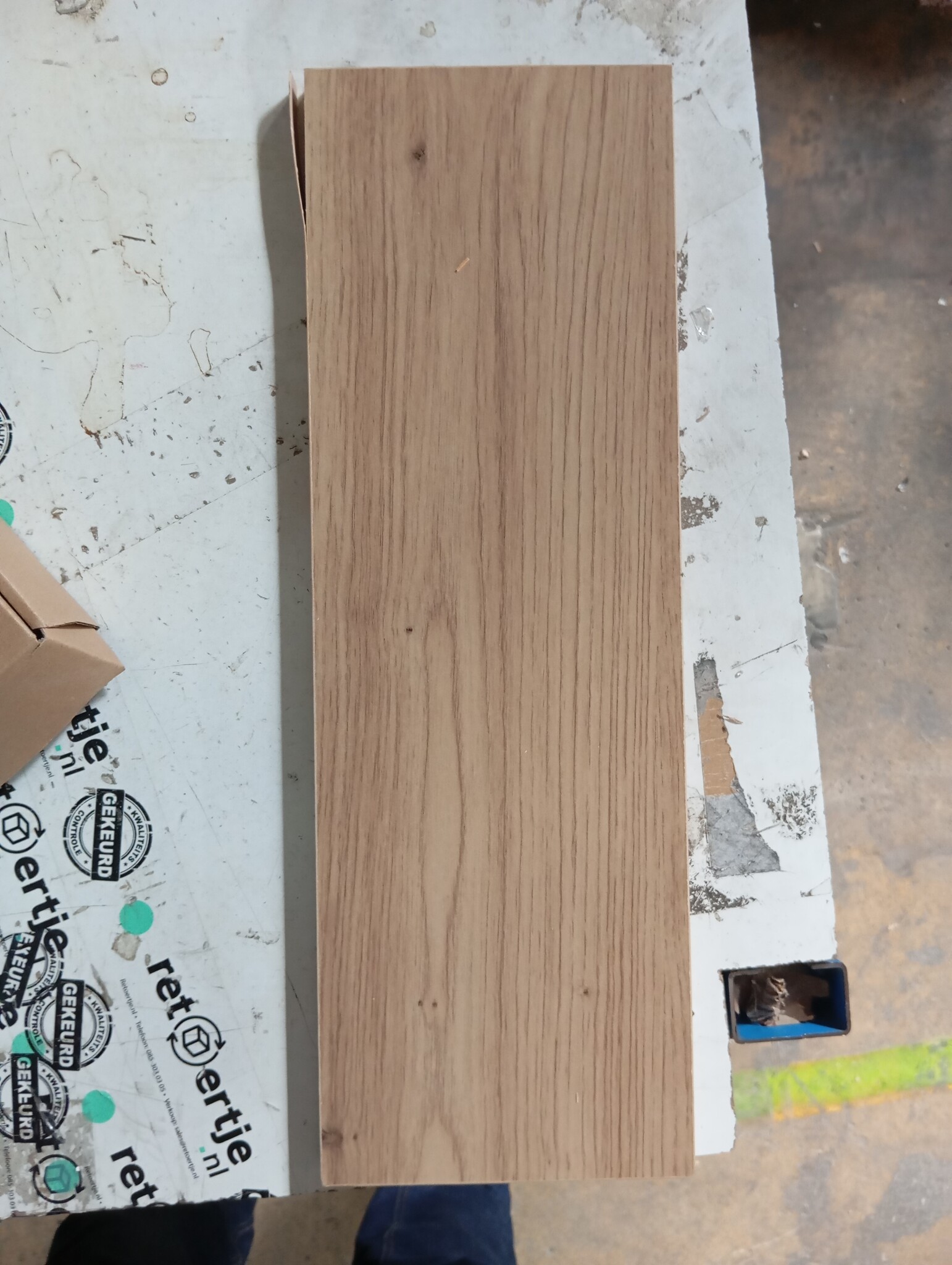 vidaXL Salontafel met lade Artisan Eiken 85 x 50 x 50 cm Bewerkt hout