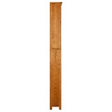 vidaXL Boekenkast met 7 schappen 90x22,5x200 cm massief eikenhout