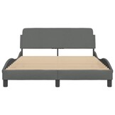 Donkergrijs Bedframe 120x200 cm - 37% Korting