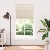 vidaXL Plisséjaloezie 110x200 cm Crème - 84% Korting