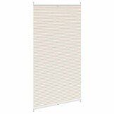 vidaXL Plisséjaloezie 110x200 cm Crème - 84% Korting