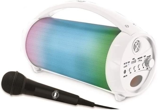 Lexibook, iParty karaoke Bluetooth-speaker, wit, BTP585Z