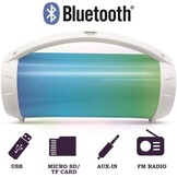 Lexibook, iParty karaoke Bluetooth-speaker, wit, BTP585Z