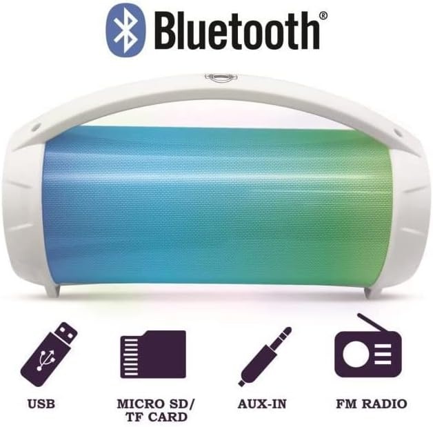 Lexibook, iParty karaoke Bluetooth-speaker, wit, BTP585Z