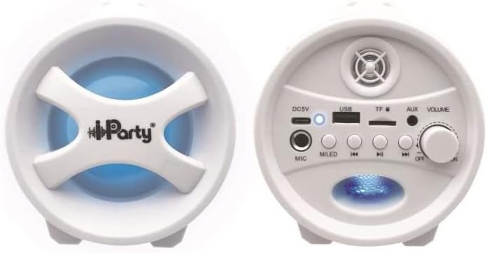 Lexibook, iParty karaoke Bluetooth-speaker, wit, BTP585Z