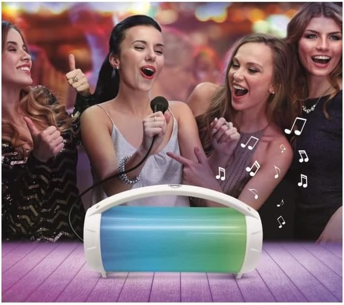 Lexibook, iParty karaoke Bluetooth-speaker, wit, BTP585Z