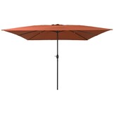 Tuinparasol Rood/Zwart - 295cm - 34% Korting