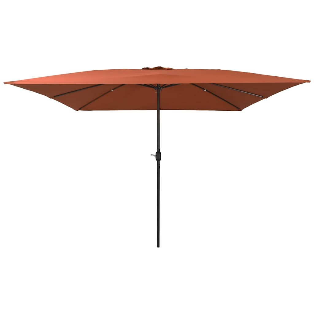 Tuinparasol Rood/Zwart - 295cm - 34% Korting