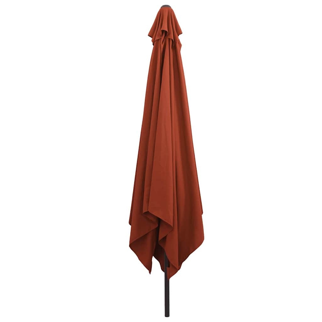 Tuinparasol Rood/Zwart - 295cm - 34% Korting