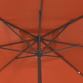 Tuinparasol Rood/Zwart - 295cm - 34% Korting