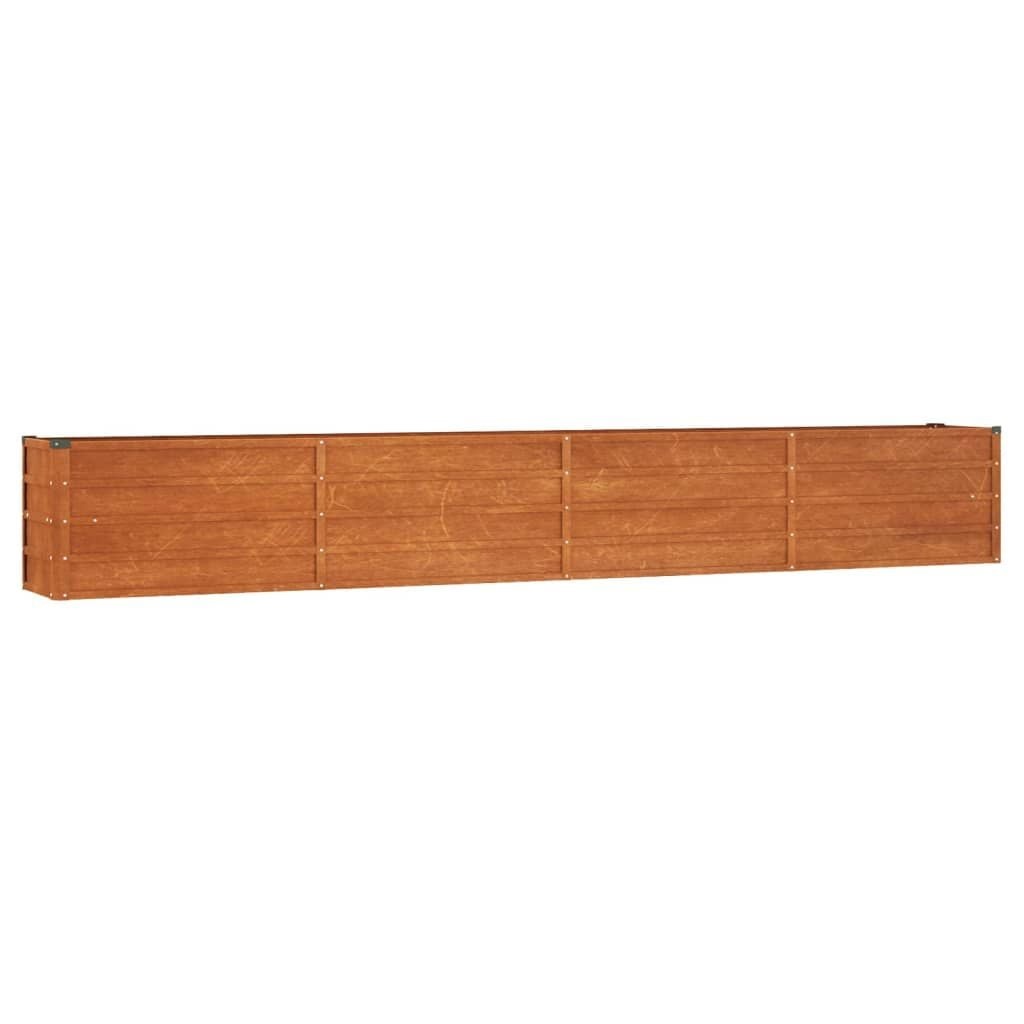 Verhoogde Plantenbak Cortenstaal Roestig 320x40x45 cm - 30% Korting