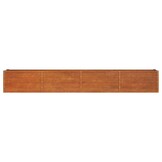 Verhoogde Plantenbak Cortenstaal Roestig 320x40x45 cm - 30% Korting