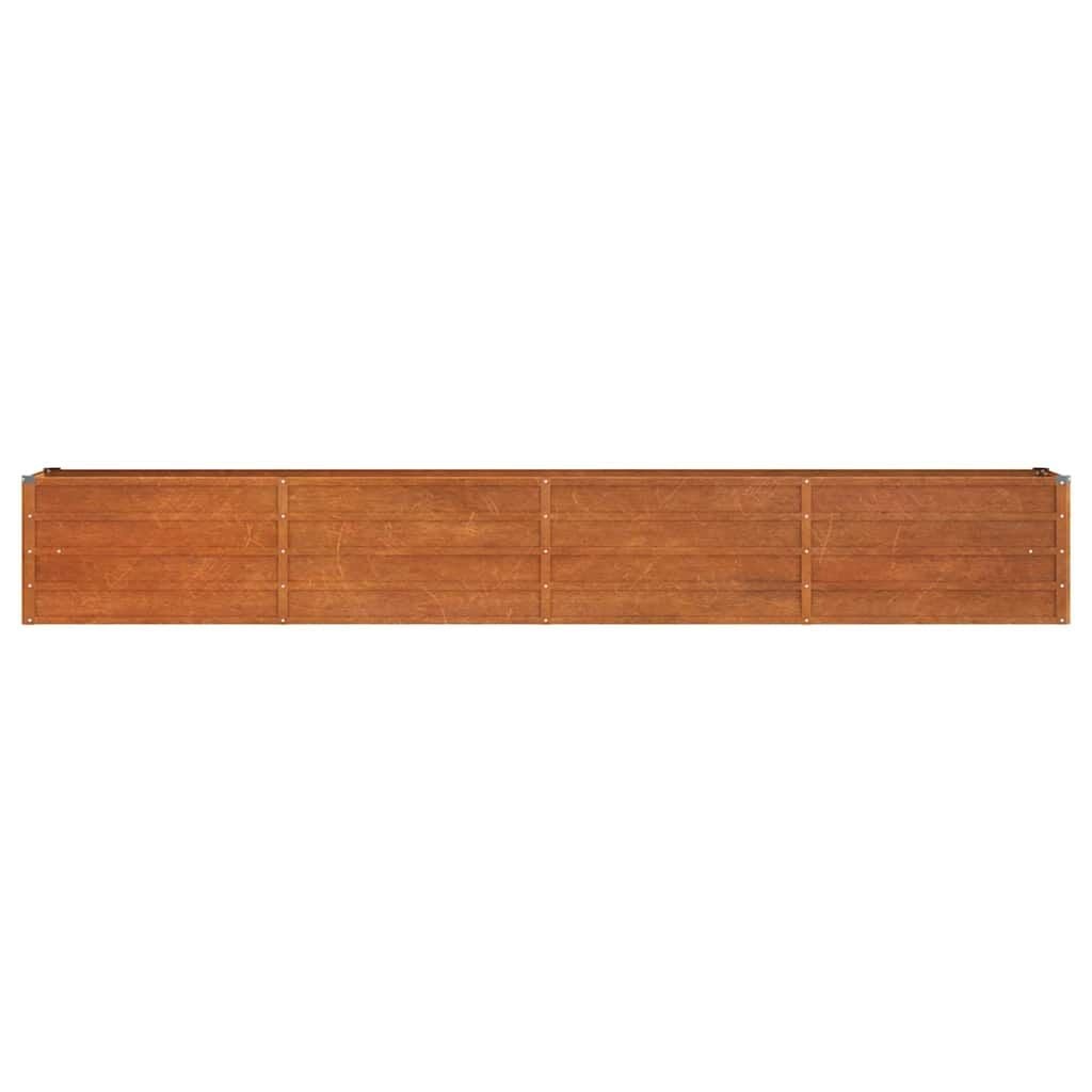 Verhoogde Plantenbak Cortenstaal Roestig 320x40x45 cm - 30% Korting