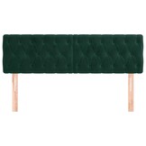 Hoofdbord Fluweel Donkergroen 144cm - 34% Korting!
