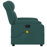 Verstelbare Massagestoel Donkergroen Stof - 35% Korting