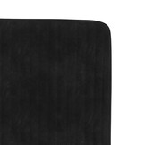 2 Zwarte Fluwelen Eetkamerstoelen - Comfort & Stijl