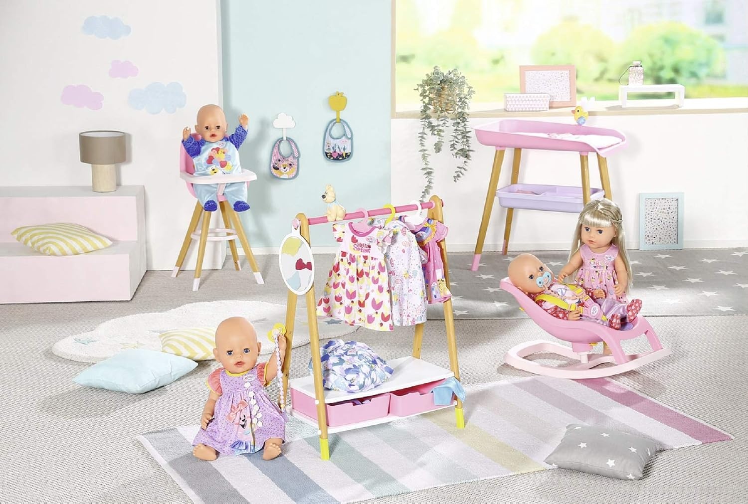 Baby Born Luiertafel 43 cm met Korting - Scandinavisch Design