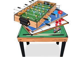 Multifunctionele Speeltafel 4-in-1 met 35% Korting | 122 cm