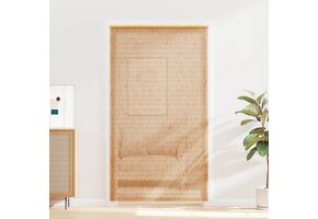 Bamboe Vliegengordijn 120x220 cm - Insectenwering & Decoratie