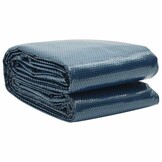 Zonnefolie Zwembad 300 cm - Zwart/Blauw - 32% Korting!